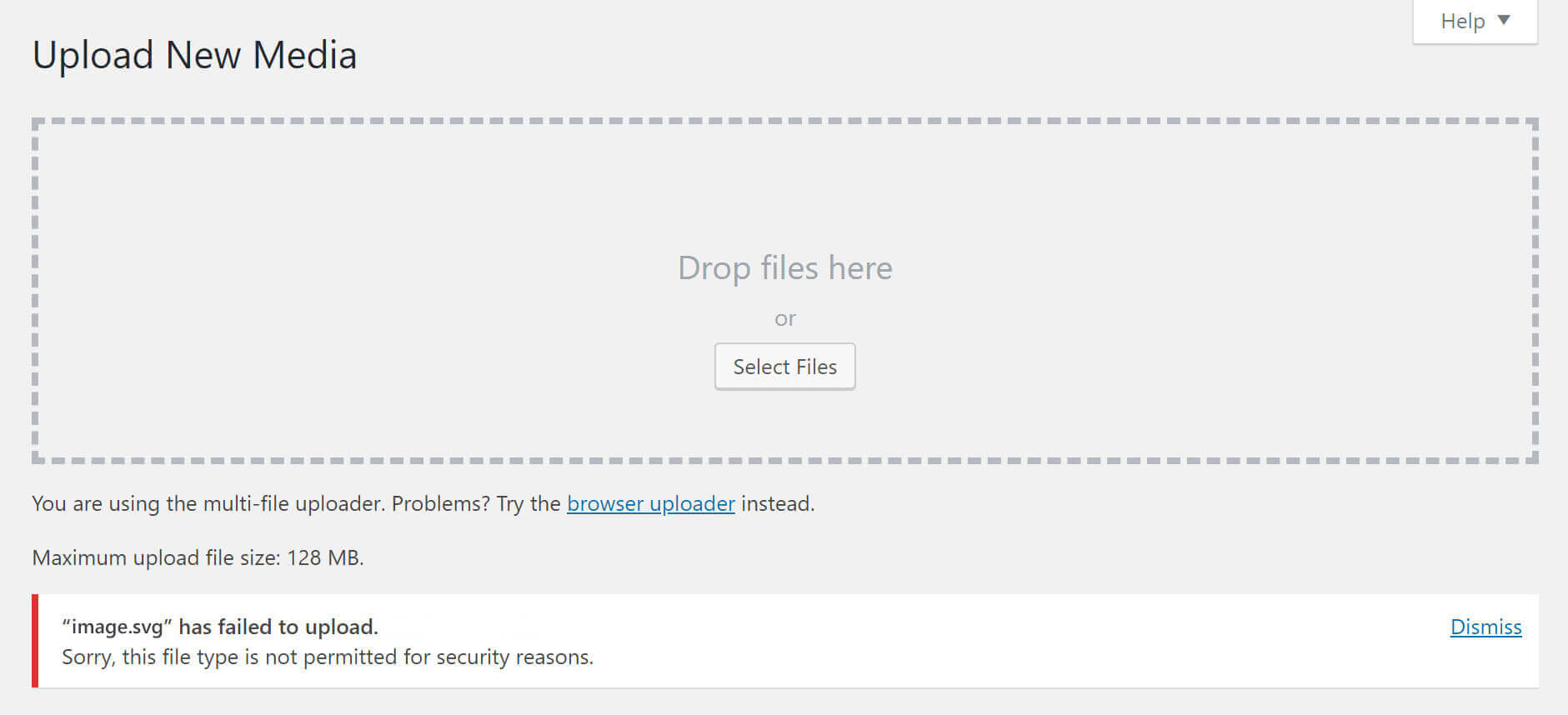 2021 fix for the error “Sorry, This File Type Is Not Permitted for Security Reasons” Error in WordPress